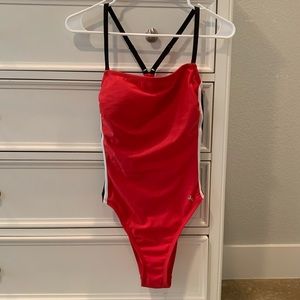 JoyLab red one piece bathing suit
